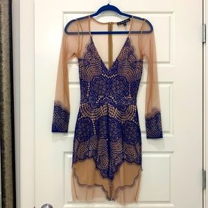 For Love & Lemons Lace Sheer Dress
